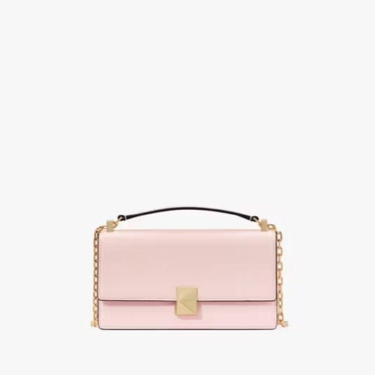 Kate Spade Deco Mini Flap Chain Crossbody in Pastry Pink