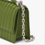 Kate Spade Deco Quilted Mini Flap Chain Crossbody in Jungle Vine