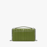 Kate Spade Deco Quilted Mini Flap Chain Crossbody in Jungle Vine