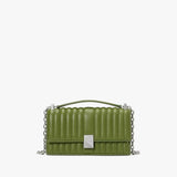 Kate Spade Deco Quilted Mini Flap Chain Crossbody in Jungle Vine