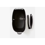 kate Spade Halo Fine Grain Leather Mini Bucket In Black