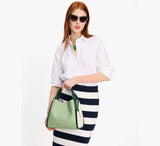 Kate Spade Knott Colorblocked Medium Crossbody Tote in Beach Glass Multi