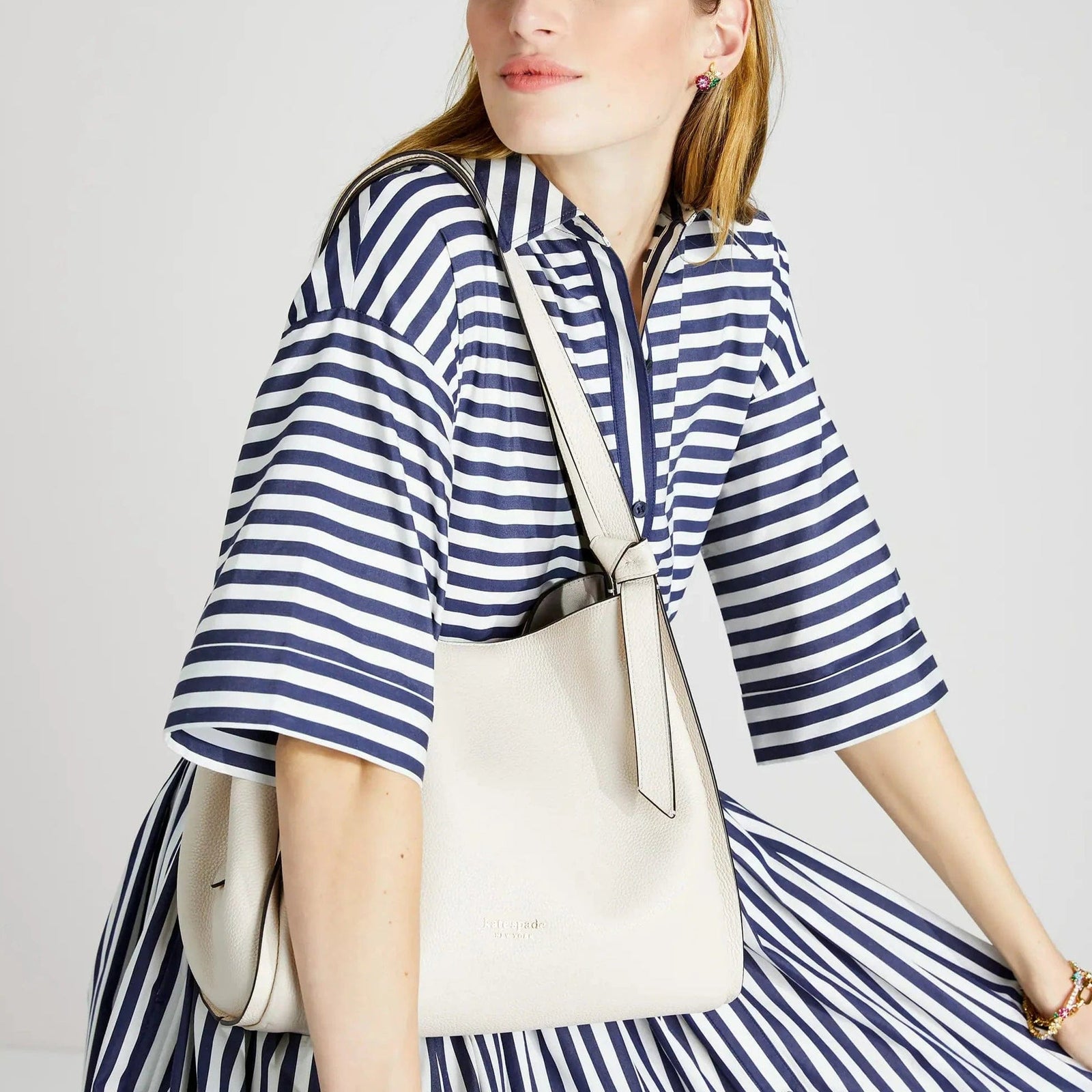 Kate Spade Knott Large Shoulder Bag Cream