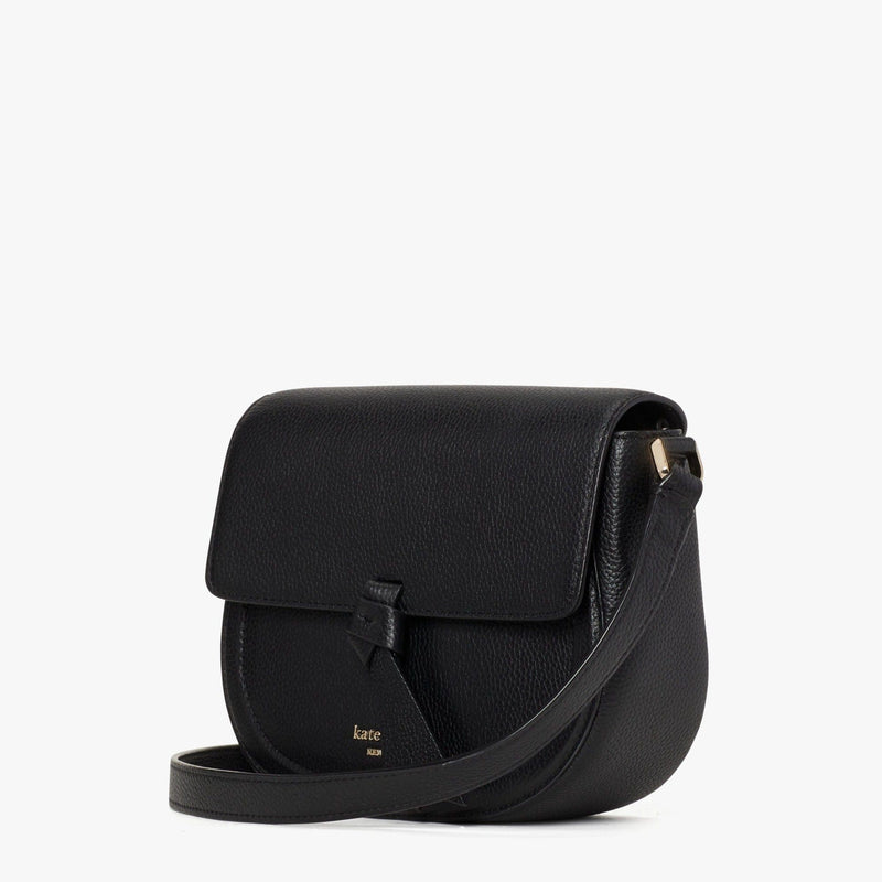 Kate Spade Knott Medium Saddle Bag In Black Elys Wimbledon