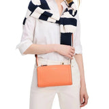 Kate Spade Knott Pebbled Small Cross Body In Melon Ball