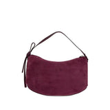 Kate Spade Loop Suede Large Shoulder Bag In Purple