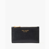 Kate Spade Morgan Saffiano Leather Small Bi Fold Wallet in Black