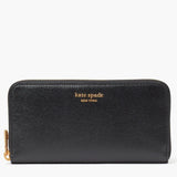 Kate Spade Morgan Zip Around Contiental Wallet in Black