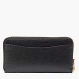 Kate Spade Morgan Zip Around Contiental Wallet in Black