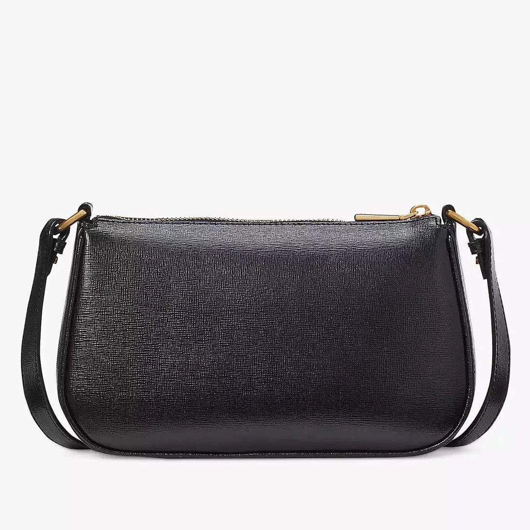 Kate Spade New York Bleecker Small Saffiano Leather Crossbody Bag in Black