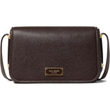 Kate Spade New York Liv Pebbled Leather Crossbody In Hot Fudge