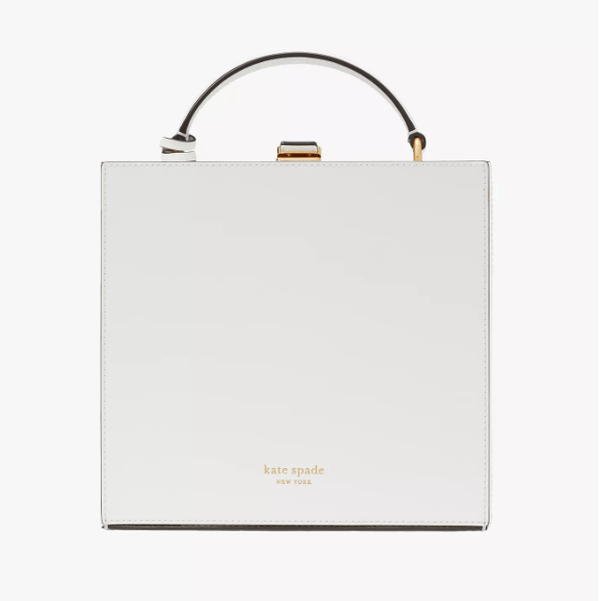 kate spade new york Slice 3D Pizza Box Leather Top Handle Crossbody Ba