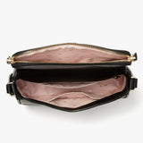 Kate Spade Run Around Large Flap Crossbody Black