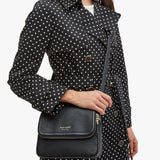Kate Spade Run Around Large Flap Crossbody Black