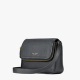 Kate Spade Run Around Large Flap Crossbody Black