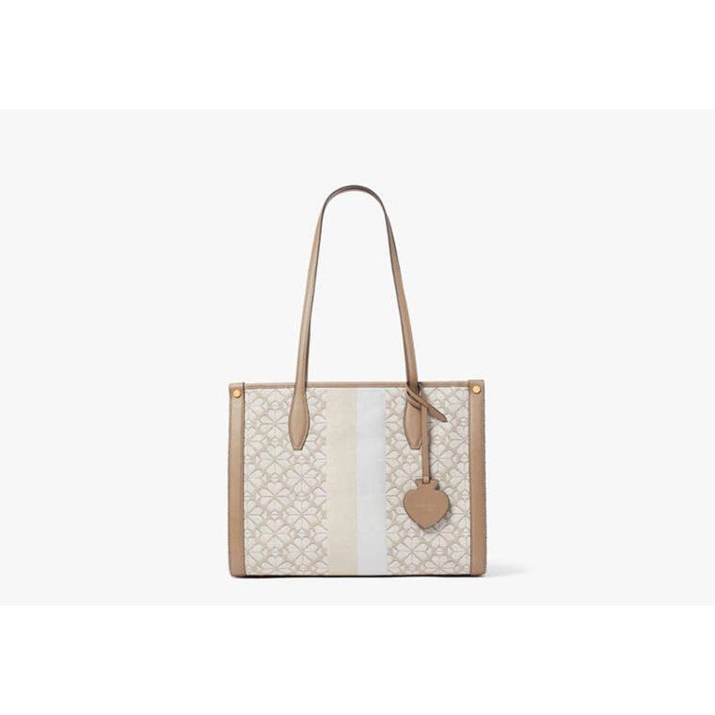 Kate Spade Spade Flower Jacquard Stripe Market Medium Tote in