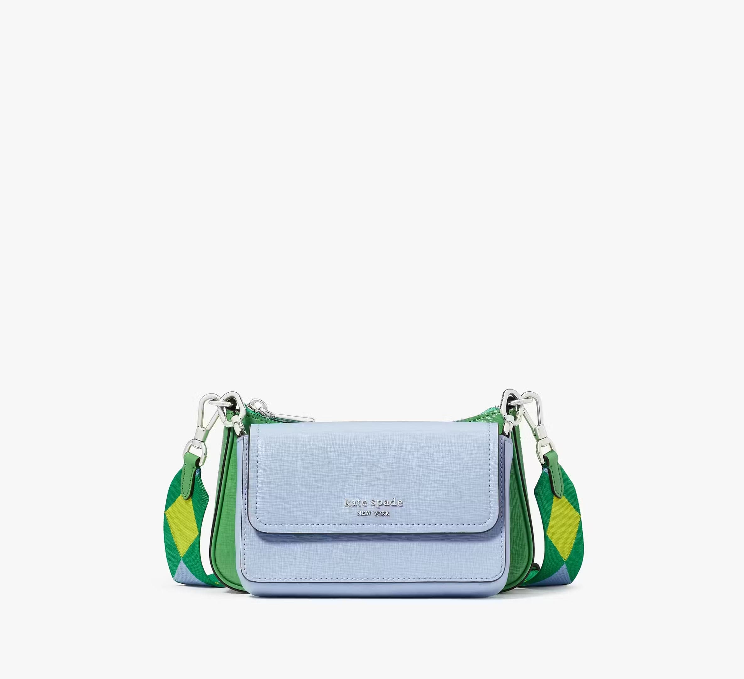 Kate Spade Double Up Colorblocked Crossbody in North Star Multi