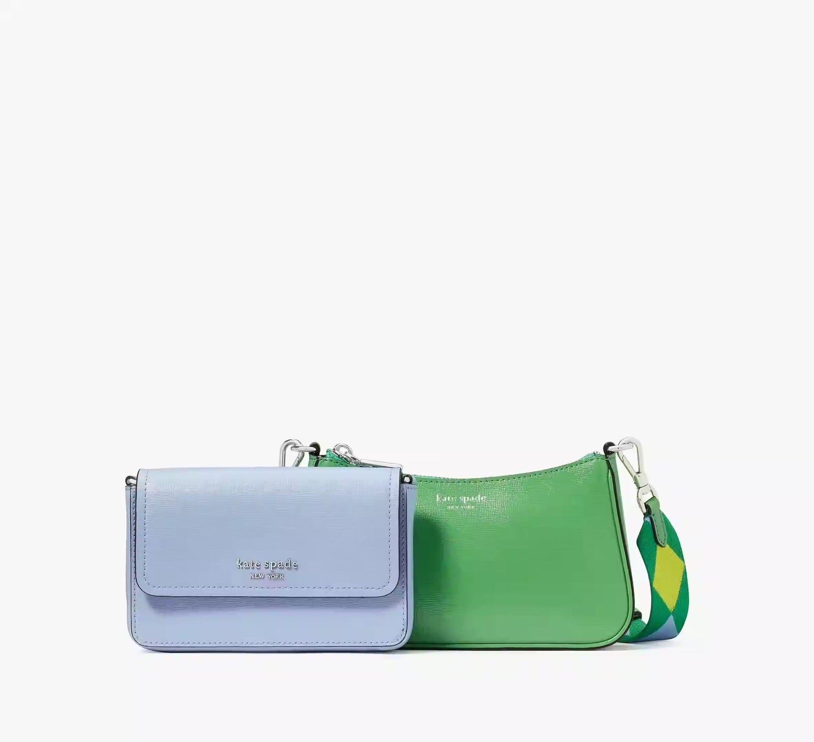 Kate Spade Double Up Colorblocked Crossbody in North Star Multi