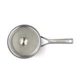 KitchenAid Steel Core Enamel Matte Black 16cm Saucepan
