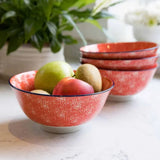 Kitchencraft Ceramic Bowl, 16Cm In Red Floral