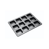 KitchenCraft Masterclass Bakeware 12 Hole Brownie Pan