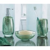 Kleine Wolke Soap dish in Mercury Evergreen