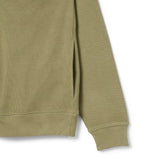 Lacoste Classic 1/2 Zip Sweater In Khaki Green