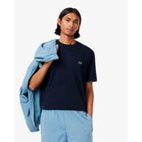Lacoste Classic Cotton T-shirt In Navy
