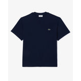 Lacoste Classic Cotton T-shirt In Navy