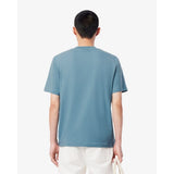 Lacoste Classic Cotton T-shirt In Teal Blue