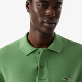 Lacoste Classic Fit Knitted Polo Shirt In Lime Green