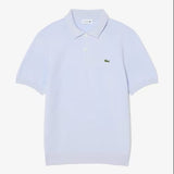 Lacoste Classic Fit Knitted Polo Shirt Light Blue