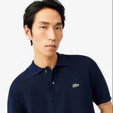 Lacoste Classic Fit Knitted Polo Shirt Midnight Blue