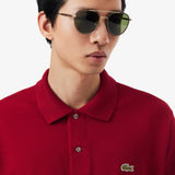 Lacoste Classic Fit Original Polo Shirt In Burgundy