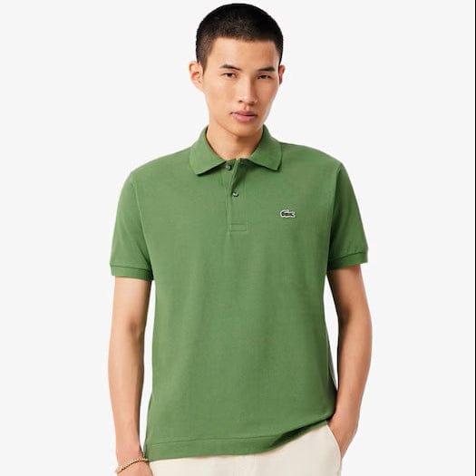 Lacoste Regular Fit Trim Accent L.12.12 Polo Shirt In Green