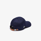 Lacoste Contrast Strap Cotton Cap Navy