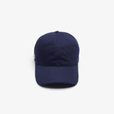 Lacoste Contrast Strap Cotton Cap Navy