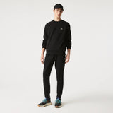 Lacoste Cotton Fleece Joggers in Black