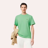 Lacoste Cotton T-shirt In Liamone Green