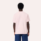 Lacoste Cotton T-shirt In Light Pink