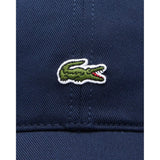 Lacoste Cotton Twill Cap In Navy