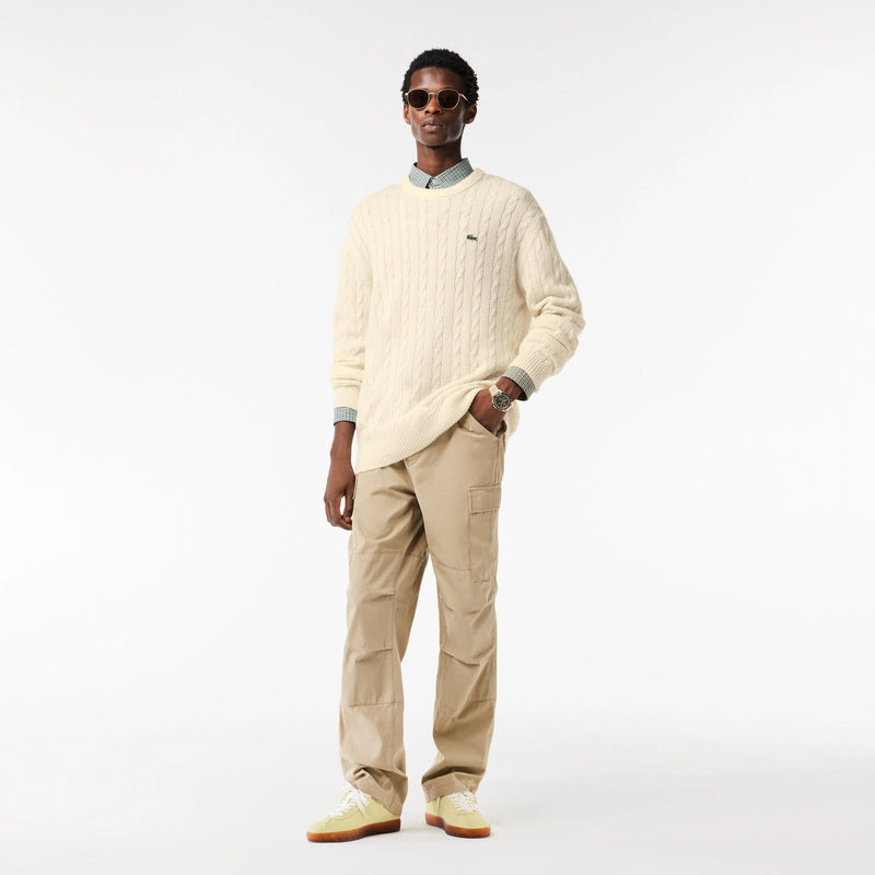Lacoste crew discount neck jumper