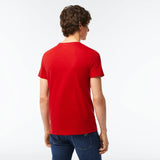 Lacoste Crew Neck Pima Cotton Jersey T-shirt Cranberry