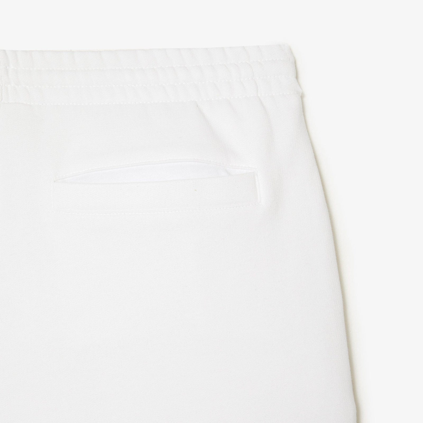 Lacoste Fleece Jogger Shorts in White