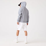 Lacoste Full Zip Hoodie Silver Chine