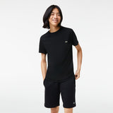 Lacoste Men's Crew Neck Pima Cotton Jersey T-shirt Black