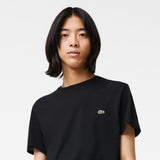 Lacoste Men's Crew Neck Pima Cotton Jersey T-shirt Black