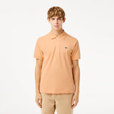 Lacoste Original L.12.12 Petit Pique Cotton Polo Shirt in Light Orange