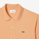 Lacoste Original L.12.12 Petit Pique Cotton Polo Shirt in Light Orange