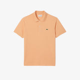 Lacoste Original L.12.12 Petit Pique Cotton Polo Shirt in Light Orange